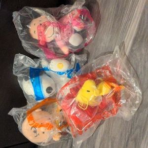 NWT 😍Peanuts 55th Anniversary Plush set of 4 from McDonald's